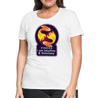 Thumbnail for Women’s Glow Pisces Premium T-Shirt - white