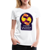 Thumbnail for Women’s Glow Pisces Premium T-Shirt - white