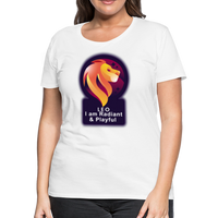 Thumbnail for Women’s Glow Leo Premium T-Shirt - white