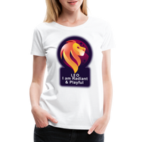 Thumbnail for Women’s Glow Leo Premium T-Shirt - white