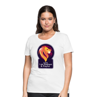 Thumbnail for Women’s Glow Leo Premium T-Shirt - white