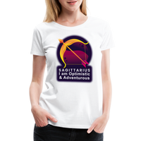 Thumbnail for Women’s Glow Sagittarius Premium T-Shirt - white
