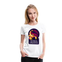 Thumbnail for Women’s Glow Scorpio Premium T-Shirt - white