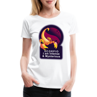 Thumbnail for Women’s Glow Scorpio Premium T-Shirt - white