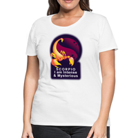 Thumbnail for Women’s Glow Scorpio Premium T-Shirt - white