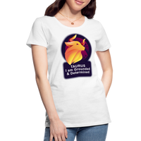 Thumbnail for Women’s Glow Taurus Premium T-Shirt - white