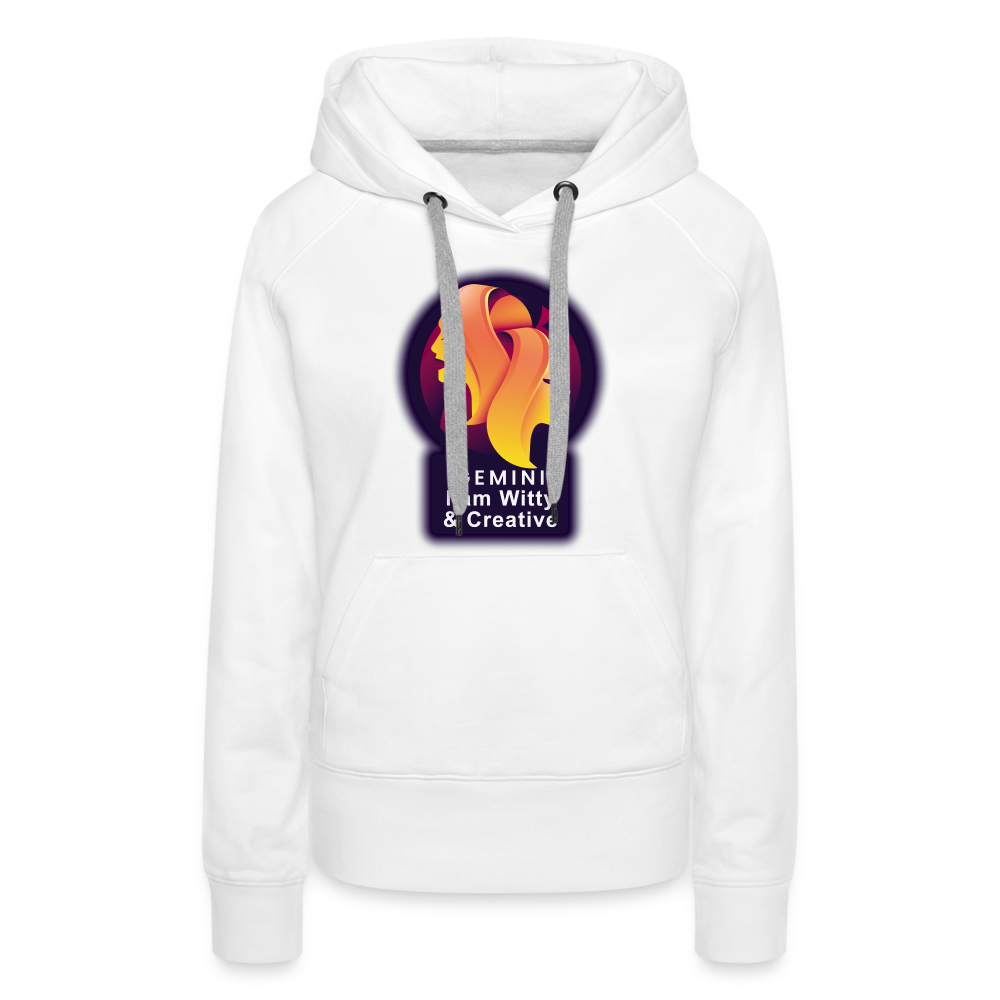 Women’s Glow Gemini Premium Hoodie - white