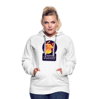 Thumbnail for Women’s Glow Taurus Premium Hoodie - white