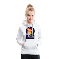 Thumbnail for Women’s Glow Taurus Premium Hoodie - white