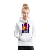 Thumbnail for Women’s Glow Scorpio Premium Hoodie - white