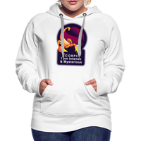 Thumbnail for Women’s Glow Scorpio Premium Hoodie - white