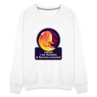 Thumbnail for Women’s Glow Virgo Premium Sweatshirt - white