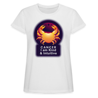 Thumbnail for Women's Glow Cancer Relaxed Fit T-Shirt - white