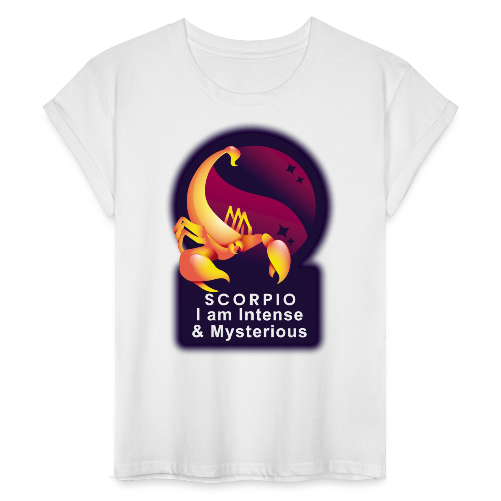 Women's Glow Scorpio Relaxed Fit T-Shirt - white