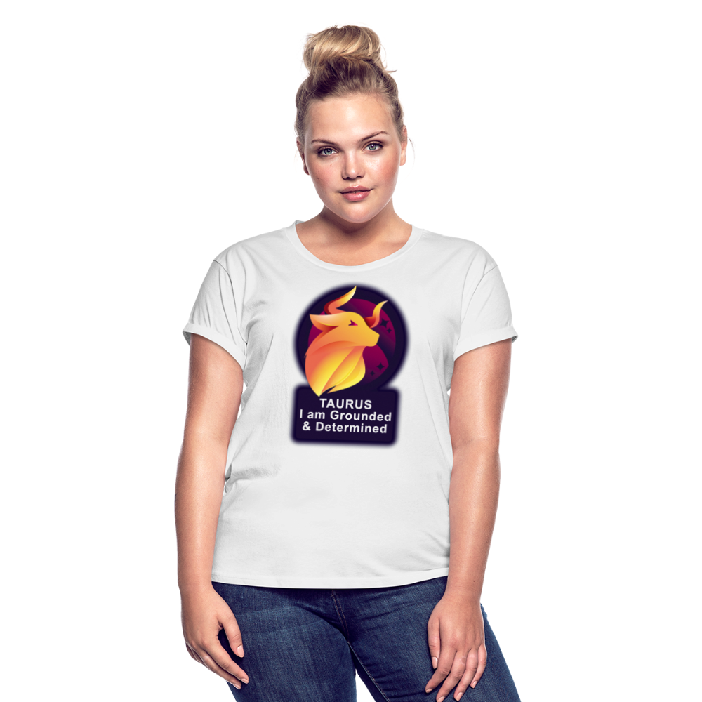 Women's Glow Taurus Relaxed Fit T-Shirt - white