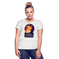 Thumbnail for Women's Glow Taurus Relaxed Fit T-Shirt - white