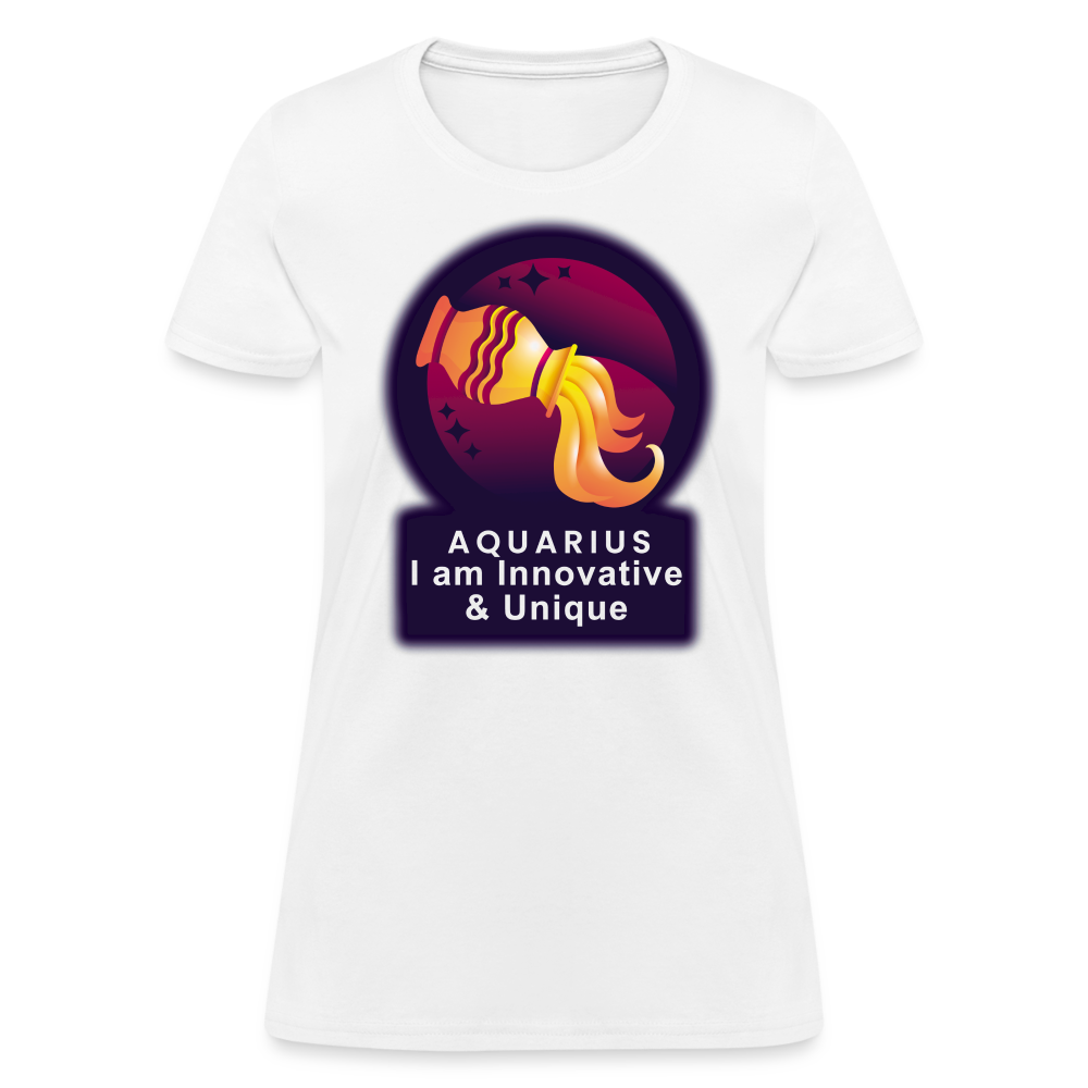 Women's Glow Aquarius T-Shirt - white