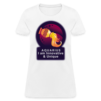 Thumbnail for Women's Glow Aquarius T-Shirt - white