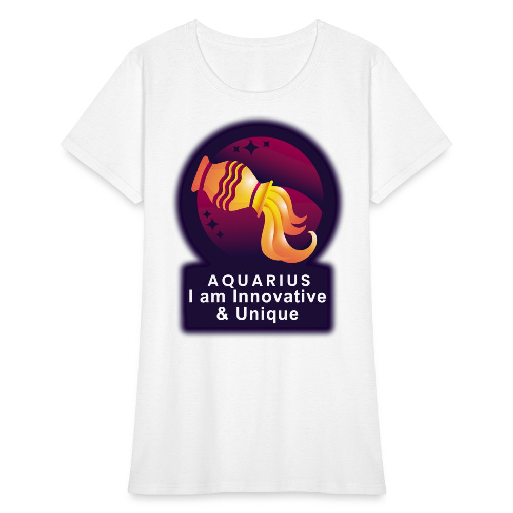 Women's Glow Aquarius T-Shirt - white