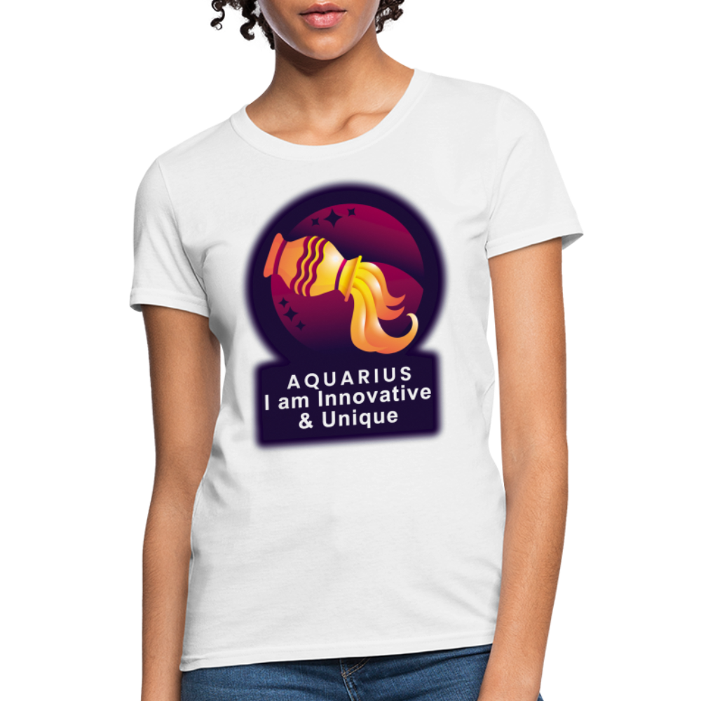 Women's Glow Aquarius T-Shirt - white