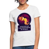 Thumbnail for Women's Glow Aquarius T-Shirt - white