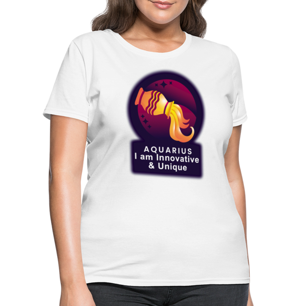 Women's Glow Aquarius T-Shirt - white