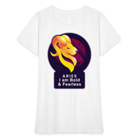 Thumbnail for Women's Glow Aries T-Shirt - white