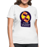 Thumbnail for Women's Glow Pisces T-Shirt - white