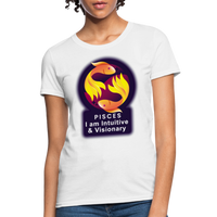 Thumbnail for Women's Glow Pisces T-Shirt - white