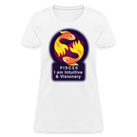 Thumbnail for Women's Glow Pisces T-Shirt - white