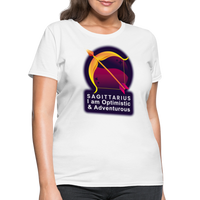 Thumbnail for Women's Glow Sagittarius T-Shirt - white