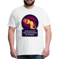 Thumbnail for Men's Glow Aquarius Premium T-Shirt - white