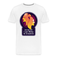 Thumbnail for Men's Glow Gemini Premium T-Shirt - white