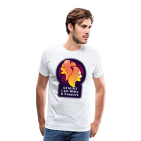 Thumbnail for Men's Glow Gemini Premium T-Shirt - white