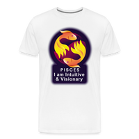Thumbnail for Men's Glow Pisces Premium T-Shirt - white