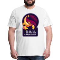 Thumbnail for Men's Glow Scorpio Premium T-Shirt - white