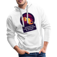 Thumbnail for Men’s Glow Aquarius Premium Hoodie - white