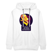 Thumbnail for Men’s Glow Aries Premium Hoodie - white