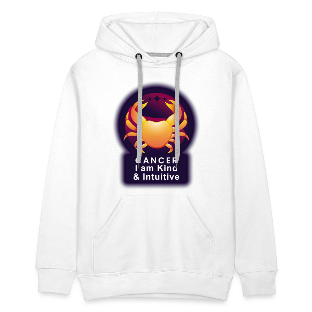 Men’s Glow Cancer Premium Hoodie - white