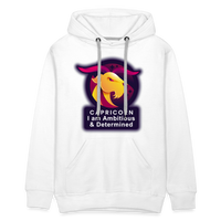 Thumbnail for Men’s Glow Capricorn Premium Hoodie - white