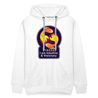 Thumbnail for Men’s Glow Pisces Premium Hoodie - white