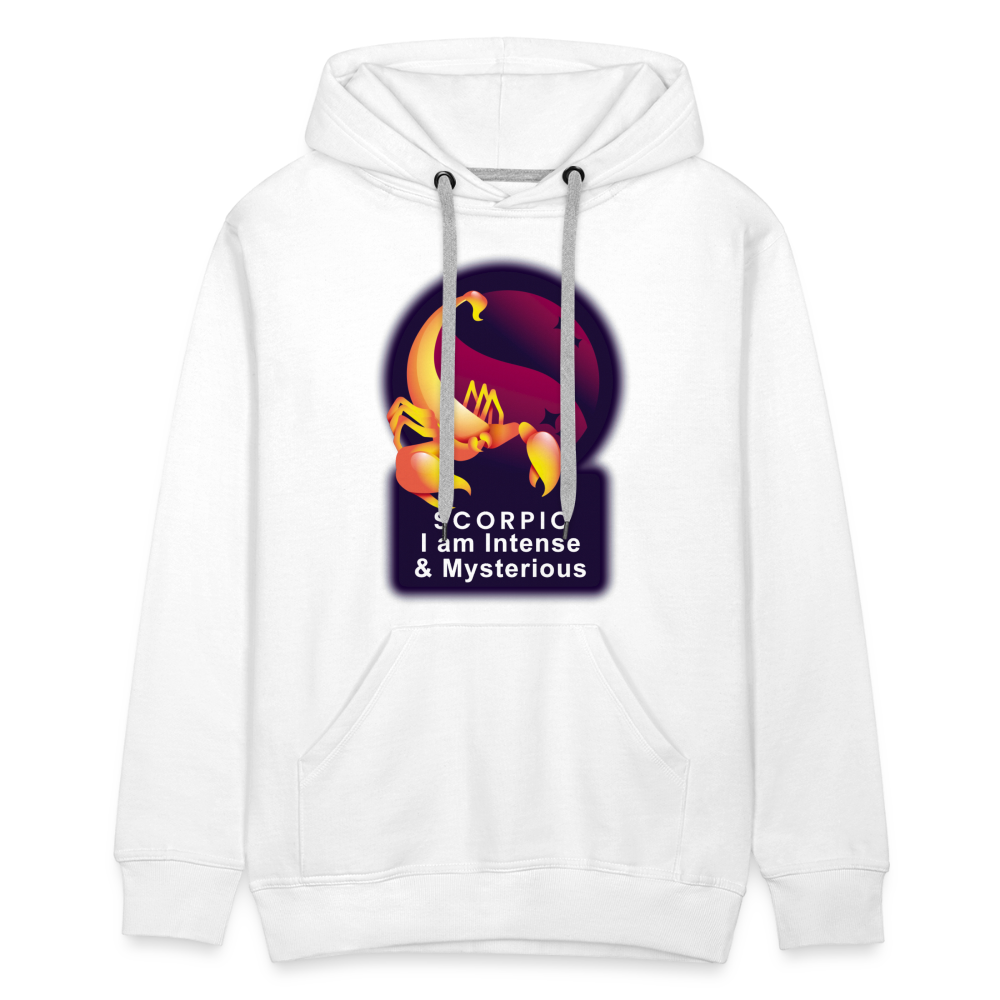 Men’s Glow Scorpio Premium Hoodie - white