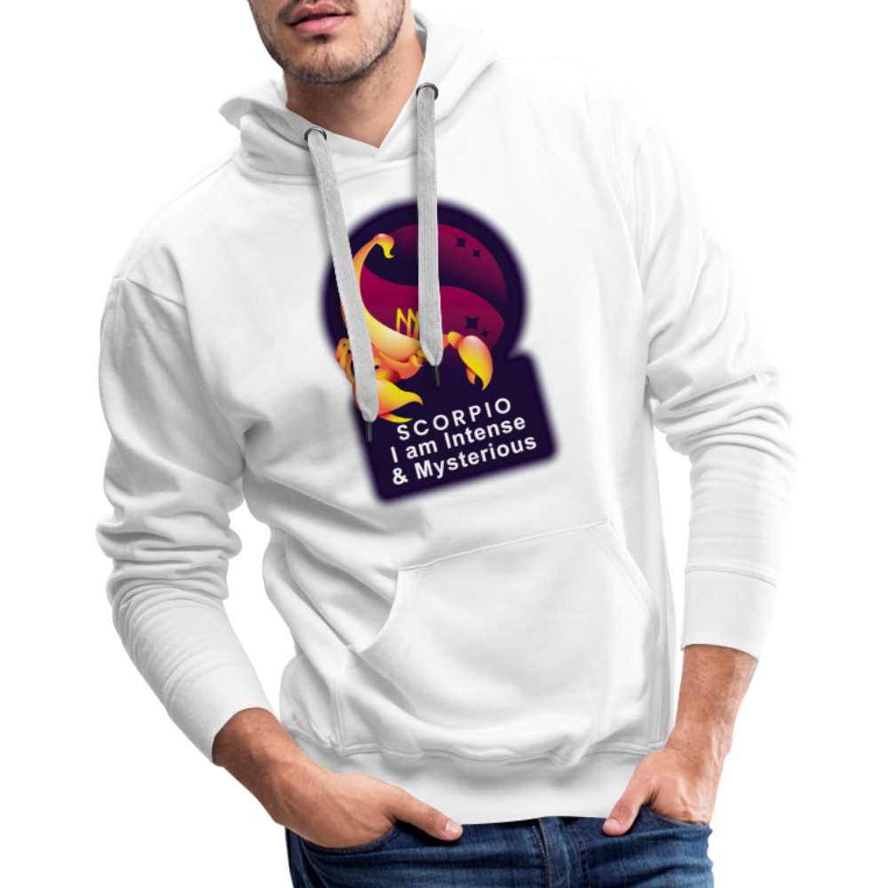 Men’s Glow Scorpio Premium Hoodie - white