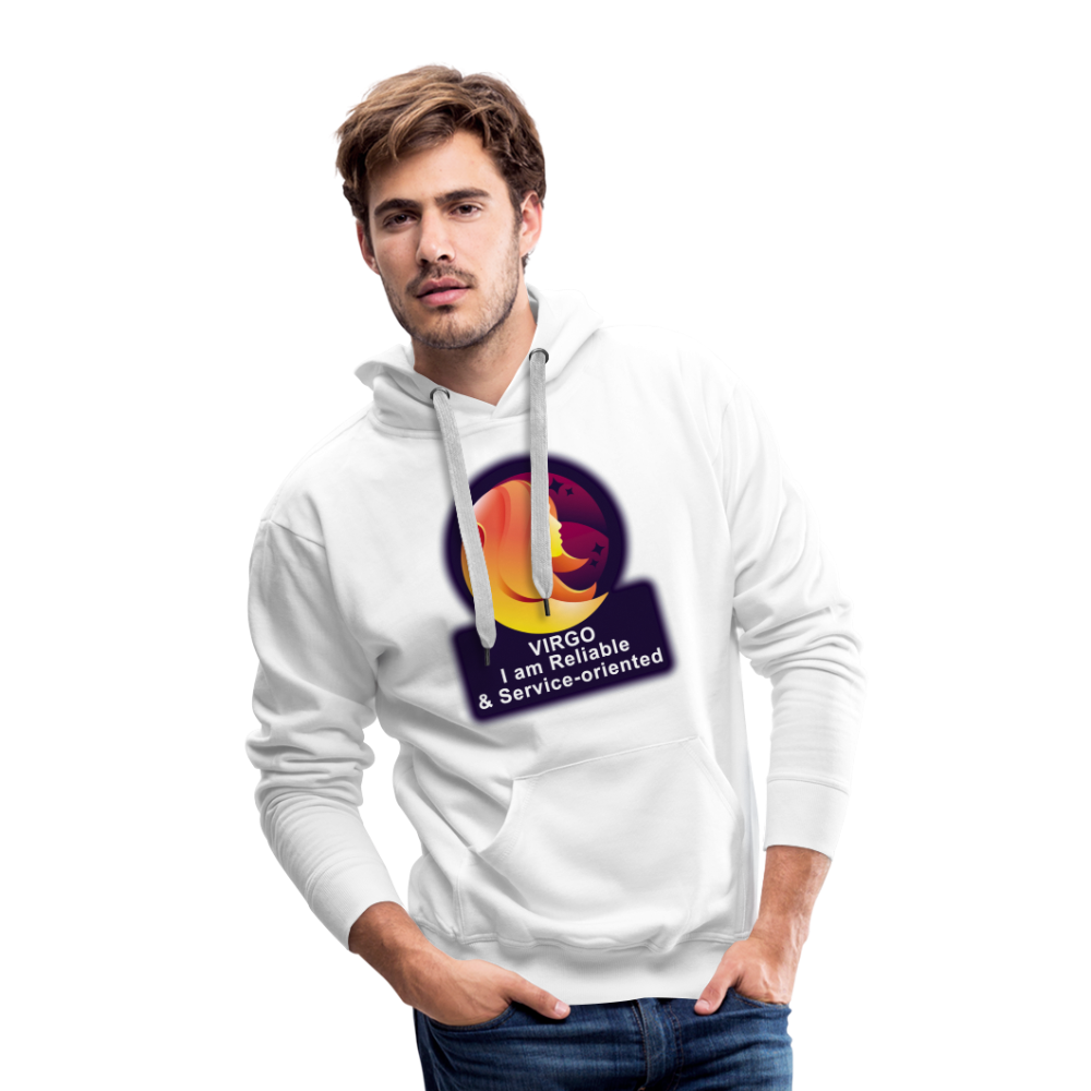 Men’s Glow Virgo Premium Hoodie - white