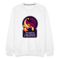 Thumbnail for Men’s Glow Scorpio Premium Sweatshirt - white