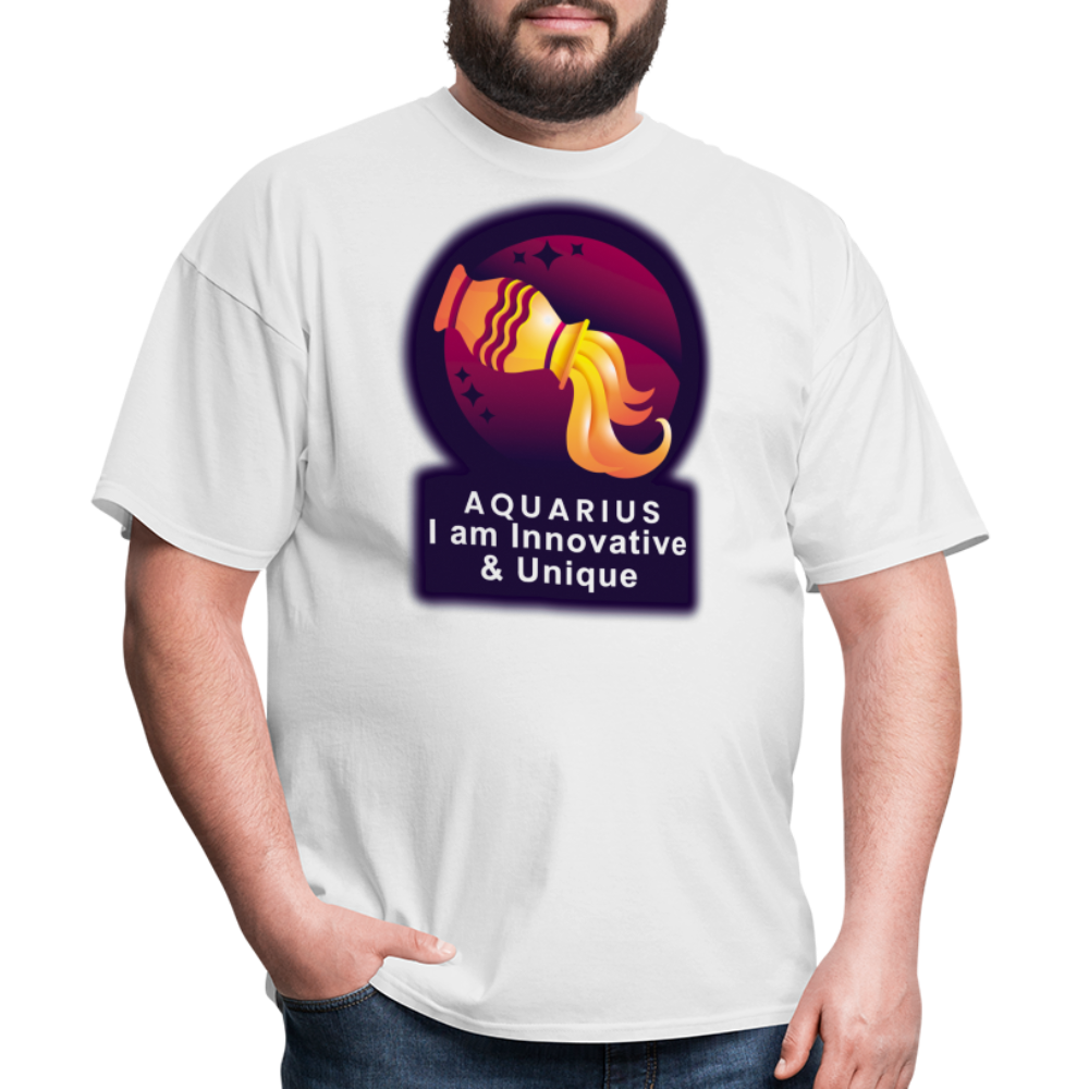 Men's Glow Aquarius Classic T-Shirt - white