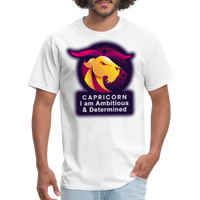 Thumbnail for Men's Glow Capricorn Classic T-Shirt - white