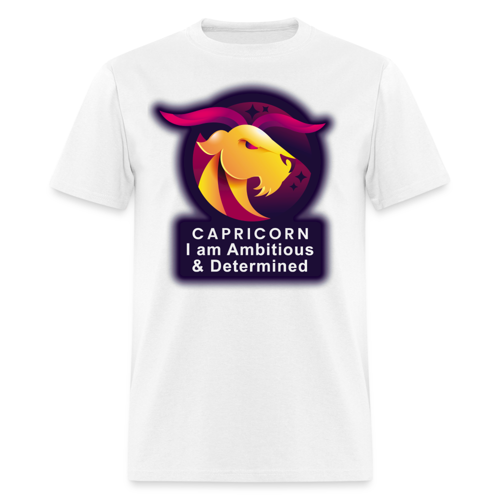 Men's Glow Capricorn Classic T-Shirt - white