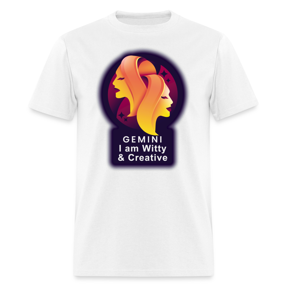 Men's Glow Gemini Classic T-Shirt - white