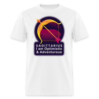 Thumbnail for Men's Glow Sagittarius Classic T-Shirt - white